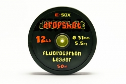 Drennan E-Sox Dropshot Flurocarbon Leader 50m