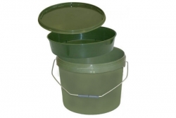 Johnson Ross Round Green Bucket With Tray 10ltr