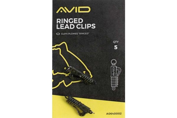 Avid Carp Ringed Lead Clips