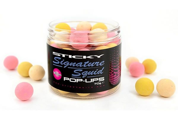 Sticky Baits Signature Squid Pop Ups - Mixed Colours