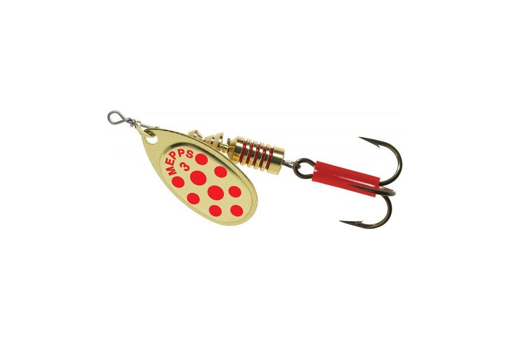 Mepps Comet Red Dot Gold Size 4 Lure