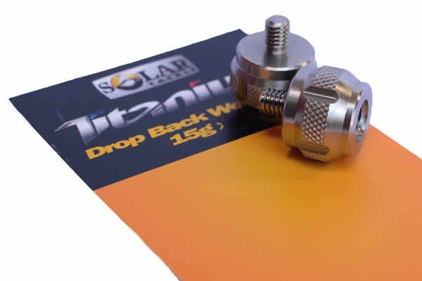 Solar P1 Titanium Drop Back Weights 15g