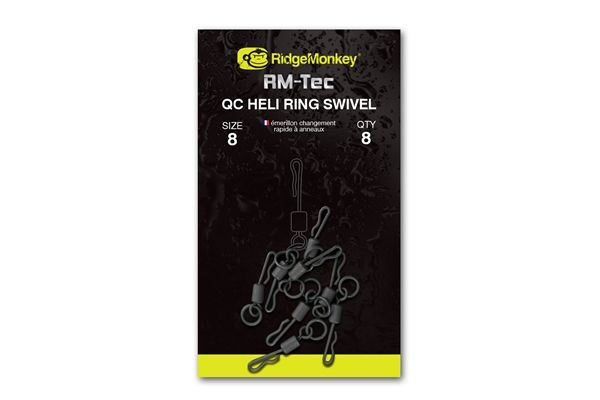 RidgeMonkey RM-Tec Quick Change Heli Ring Swivels