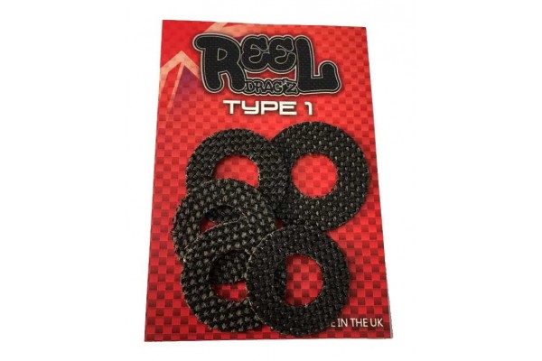 Reel Dragz Type 8 Carbon Drag Washers
