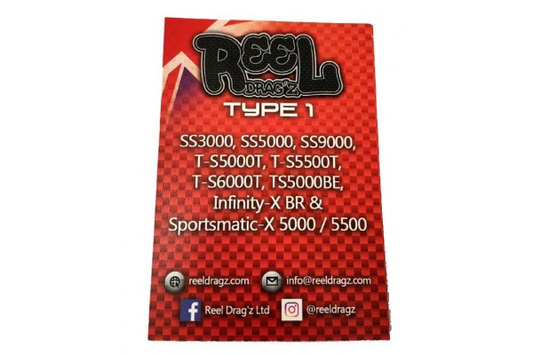 Reel Dragz Type 8 Carbon Drag Washers