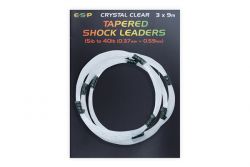 ESP Tapered Shock Leaders 15lb to 40lb Clear