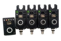 ECU MK1 COMPACTS Remote Bite Alarms Plus Receiver (All Green)