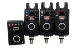 ECU MK1 COMPACTS Remote Bite Alarms Plus Receiver (Multi Colour)