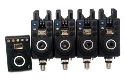 ECU MK1 COMPACTS Remote Bite Alarms Plus Receiver (All Blue)