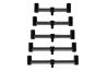 Century Carbon Stealth Slim Fixed 2 Rod Buzz Bars