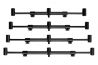 Century Carbon Stealth Chunky Adjustable 3 Rod Buzz Bars