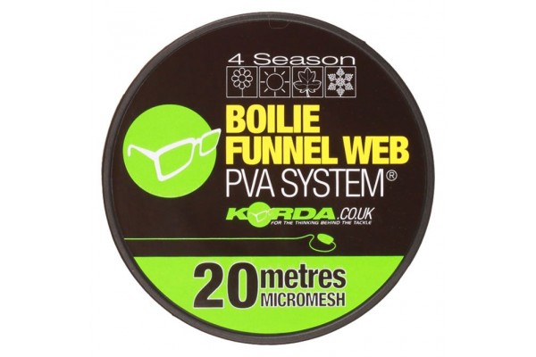 Korda Boilie Funnel Web Refill Micromesh 20m