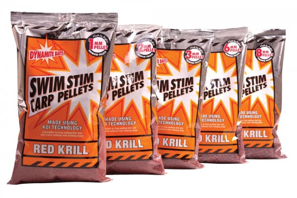 Dynamite Swim Stim Red Krill Pellets 900g