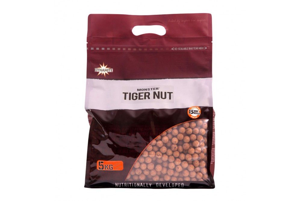 Dynamite Baits Monster Tiger Nut Bulk Shelflife Boilie Deal 5kg 15mm