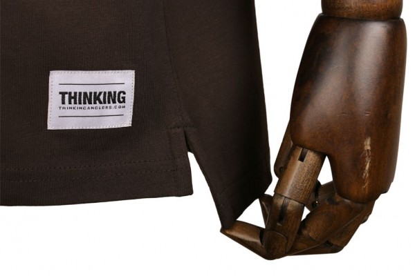 Thinking Anglers Brown T Shirt