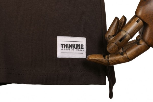 Thinking Anglers Brown T Shirt