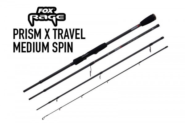 Fox Rage Prism X Travel Med Spin Rod 240cm 15-35g 4pc