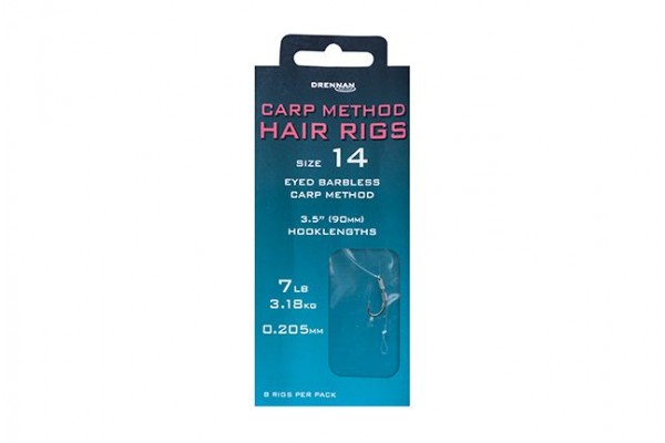 Drennan Carp Method Hair Rigs - Barbless