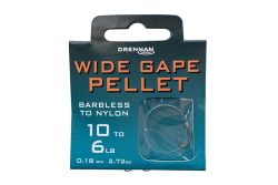 Drennan Barbless Wide Gape Pellet Hooks To Nylon