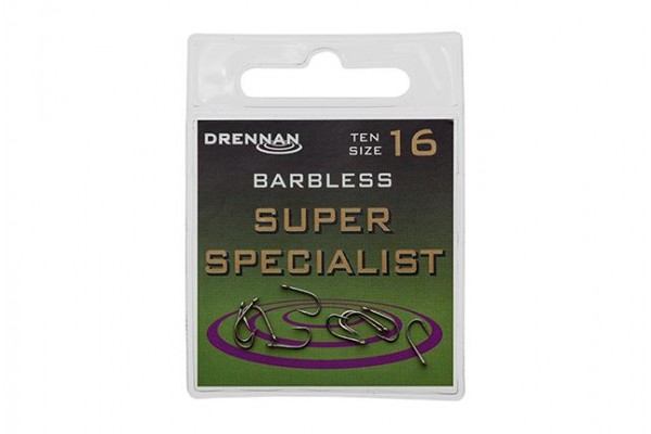 Drennan Super Specialist Barbless Hooks