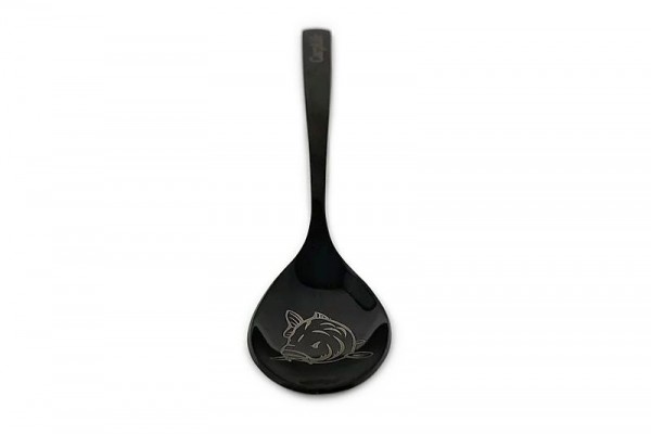 CarpLife Black Etched Spoon
