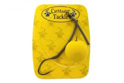 CatMaster Hi Vis Popper Livebait Rig Barbed - Yellow