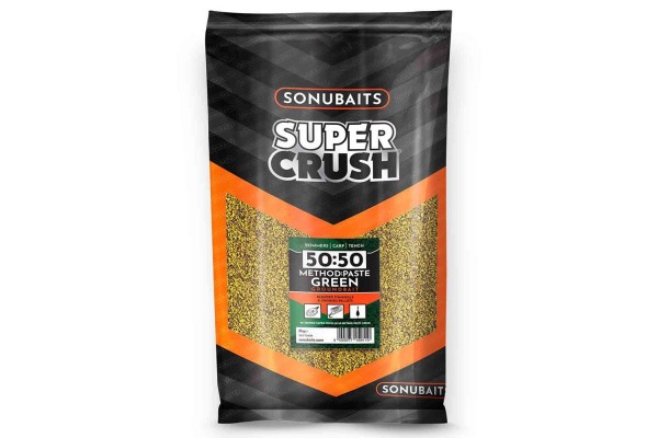 Sonu Baits Supercrush 50:50 Method & Paste Green 2kg