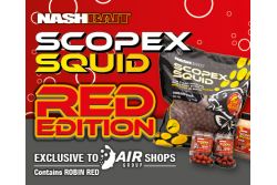 Nash Baits Scopex Squid Red Wafters 15mm