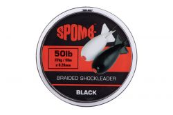 Spomb Braided Shockleader Black 50lb 50m