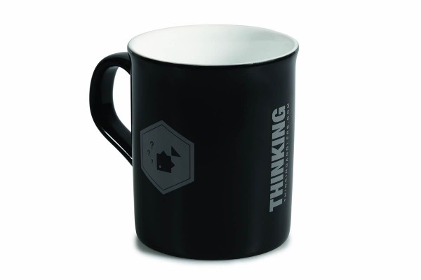 Thinking Anglers Gloss Black Mug