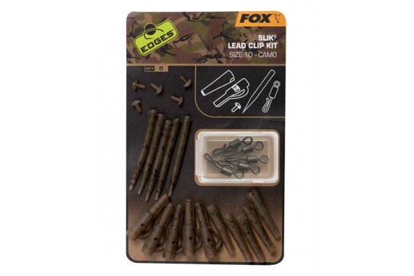 Fox Edges Camo Slik Lead Clip Kit Size 10