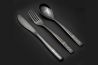 CarpLife Black Etched Stainless Steel Cutlery Set