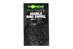 Korda PTFE Double Ring Swivels Size 11