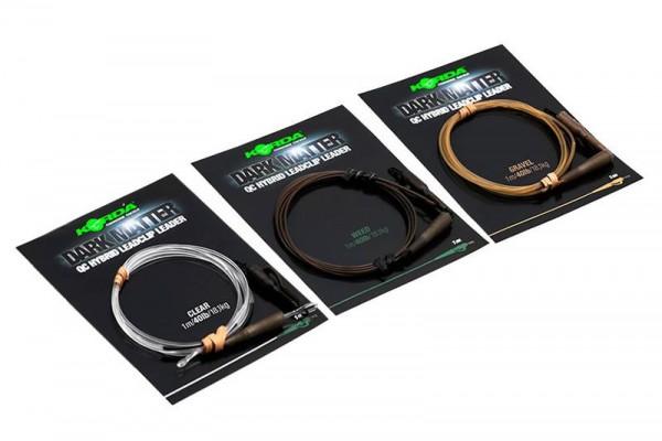 Korda Dark Matter Leader QC Hybrid Clip 30lb 1m