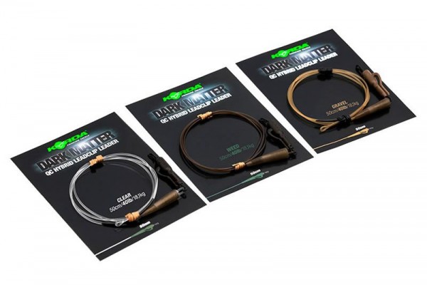 Korda Dark Matter Leader QC Hybrid Clip 30lb 50cm