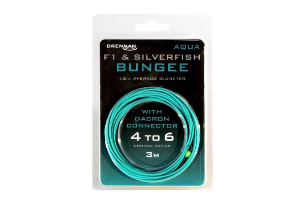 Drennan F1 & Silverfish Bungee Pole Elastic 3m - Aqua 4 to 6