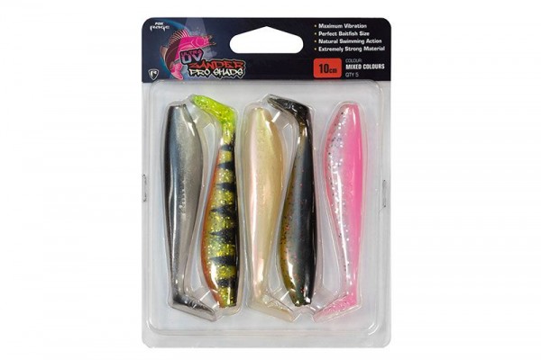 Fox Rage Zander Pro 10cm Ultra UV Mixed Colour Pack