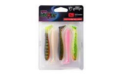Fox Rage Spikey Shad 6cm Ultra UV Mixed Colour Pack