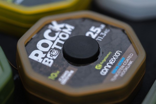 RidgeMonkey Connexion Rock Bottom Tungsten Coated Hooklink 25lb