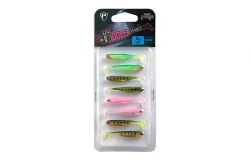 Fox Rage Micro Tiddler Fast 5cm Ultra UV Mixed Colour Pack