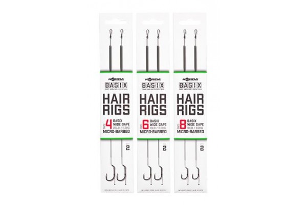 Korda Basix Hair Rigs Wide Gape