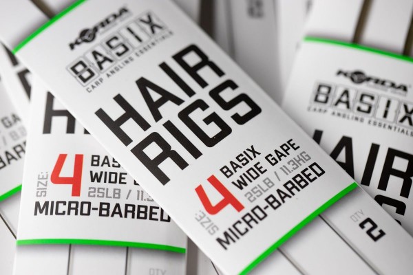 Korda Basix Hair Rigs Wide Gape