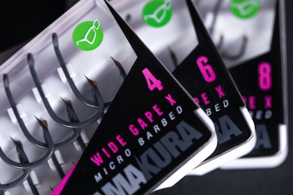 Korda Kamakura Wide Gape X Hooks - Barbed