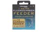 Drennan Fluorocarbon Feeder Rigs - Carbon Feeder 1m