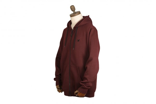 Thinking Anglers Plum Zip Hoody