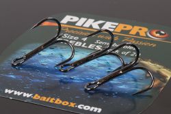 Pike Pro Treble Hooks Semi Barbed