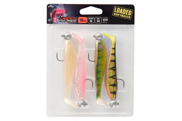 Fox Rage Ultra UV Zander Pro Loaded 10cm 10g 3 Pack