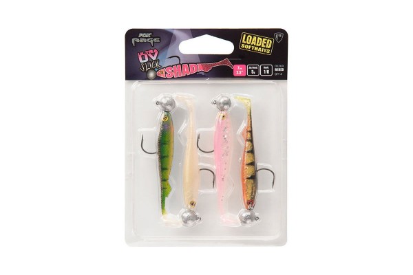 Fox Rage Ultra UV Slick Shad Loaded 7cm 5g 4 Pack