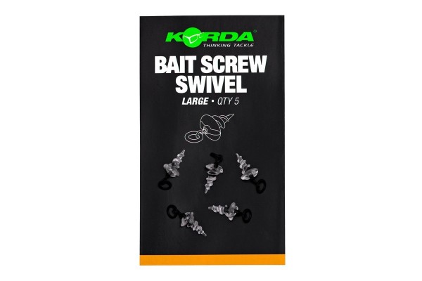 Korda Bait Screw Swivel Large