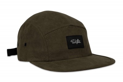 Wofte Suede Olive 5 Panel Cap